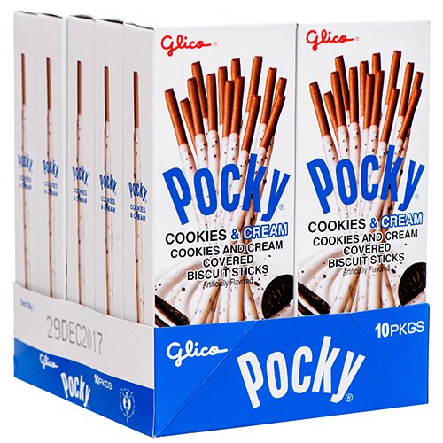 Amazon.com : Wholesale POCKY COOKIES & CREAM 1. 41 OZ : Grocery